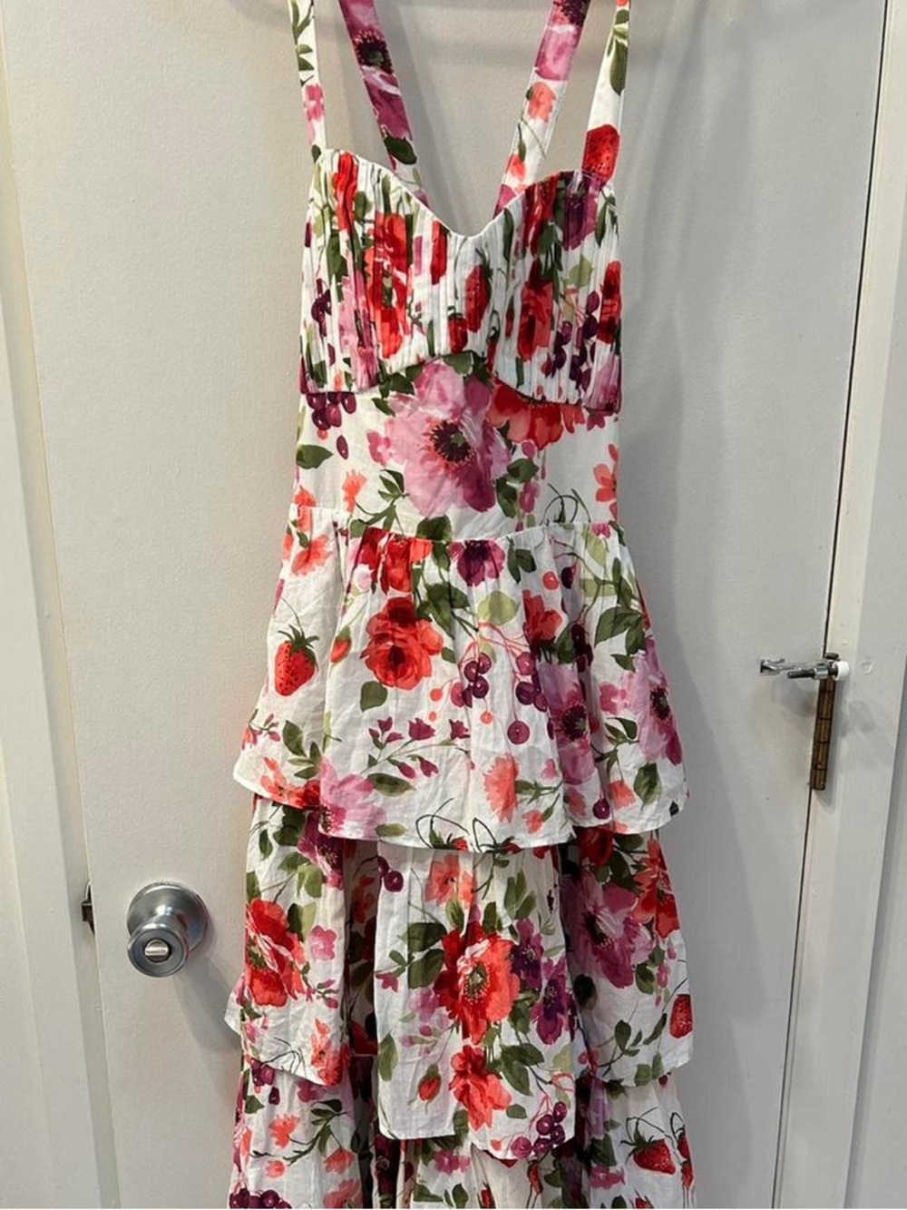 NEW Abercrombie Floral Tiered Sundress for Kids - Pink & Green